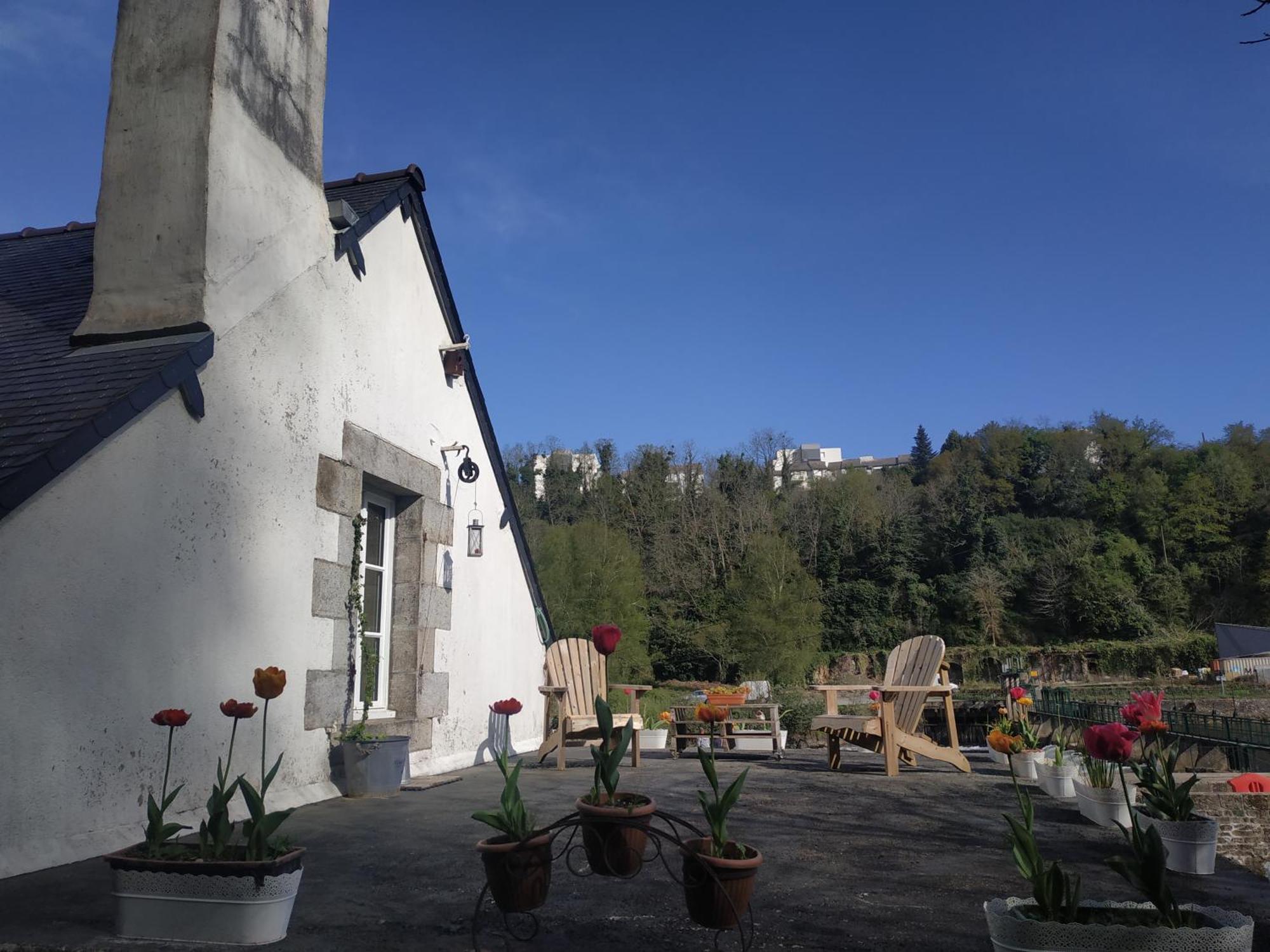 Chambre D'Hotes Dans Maison Eclusiere Hennebont Luaran gambar